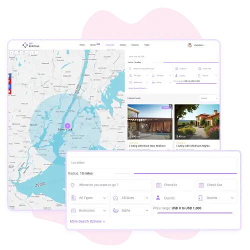 Combined Listings + Map View_