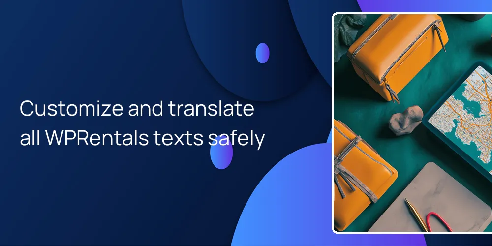 Customize and translate all WPRentals texts safely