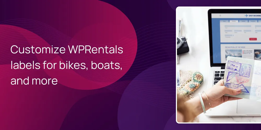 Customize WPRentals labels for bikes, boats, and more