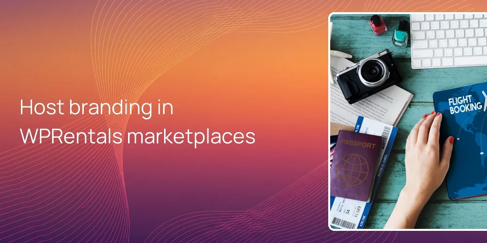 Host branding in WPRentals marketplaces