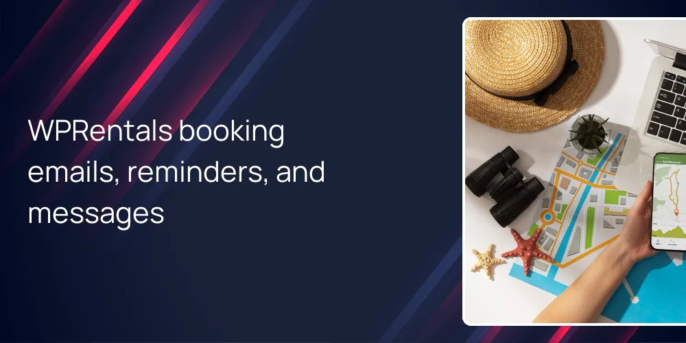 WPRentals booking emails, reminders, and messages