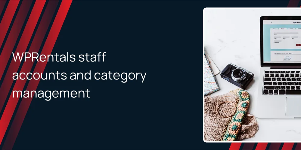 WPRentals staff accounts and category management