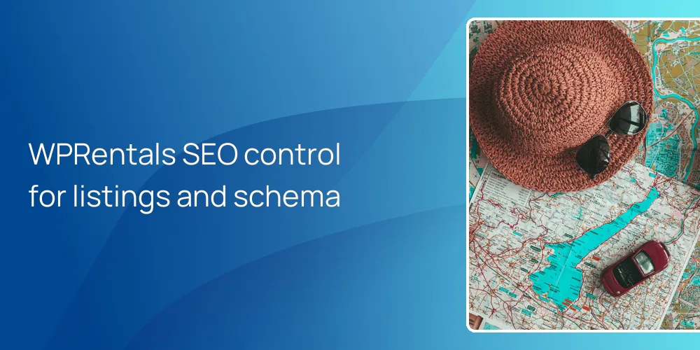 WPRentals SEO control for listings and schema